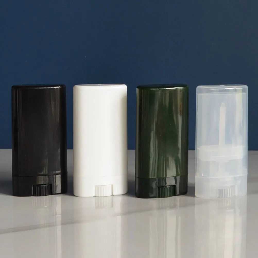 6Pcs Compact Empty Lipstick Tubes Lightweight DIY Lip Balm Containers Portable Lip Gloss Tube High-Grade Material