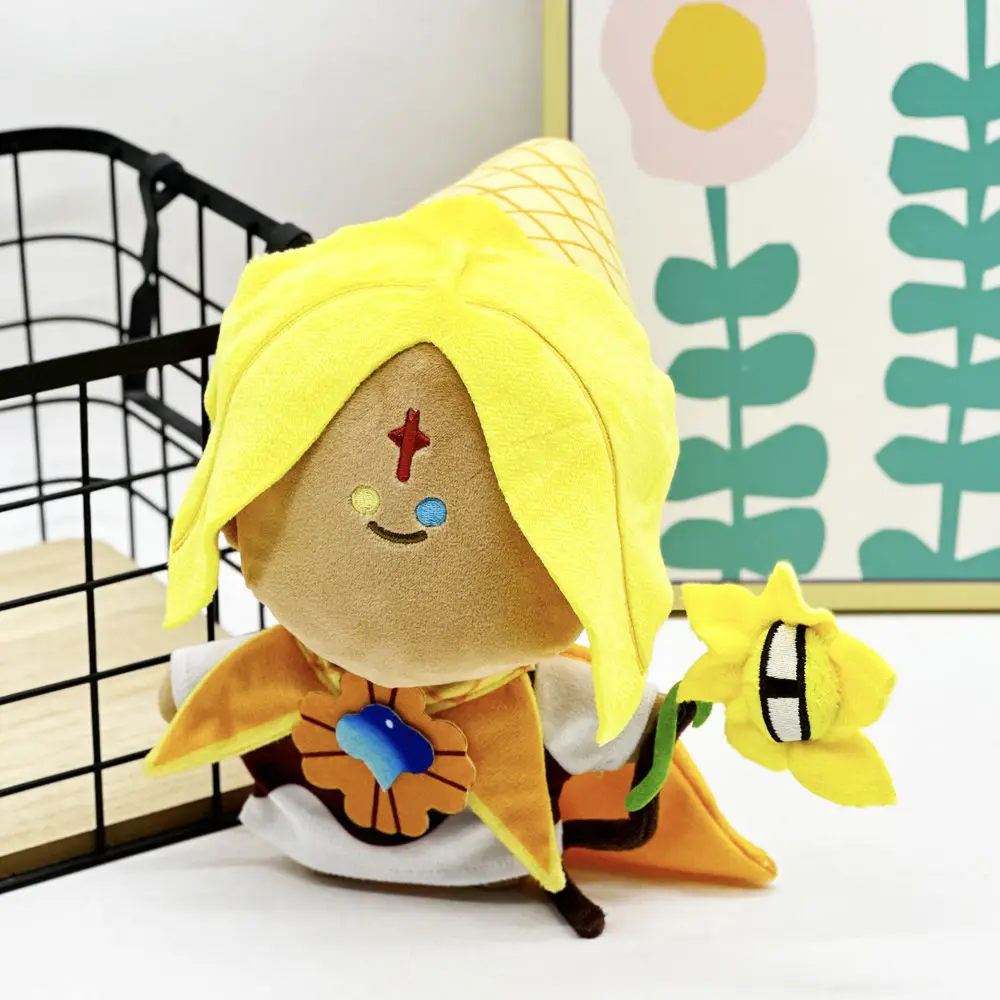 

Аниме-игра Cookie Kingdom Pure Vanilla Cookie Kawaii, хлопковая кукла для косплея, милое забавное лицо, мягкая плюшевая игрушка, фигурки, подарок фанатам, 21 см