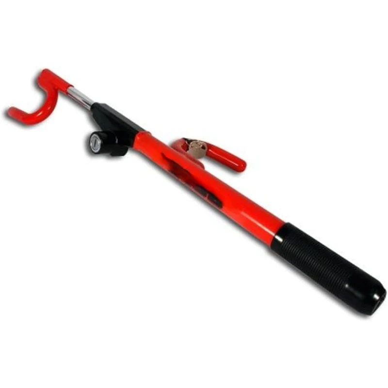 The Club 1000 Original Club Steering Wheel Lock, Red