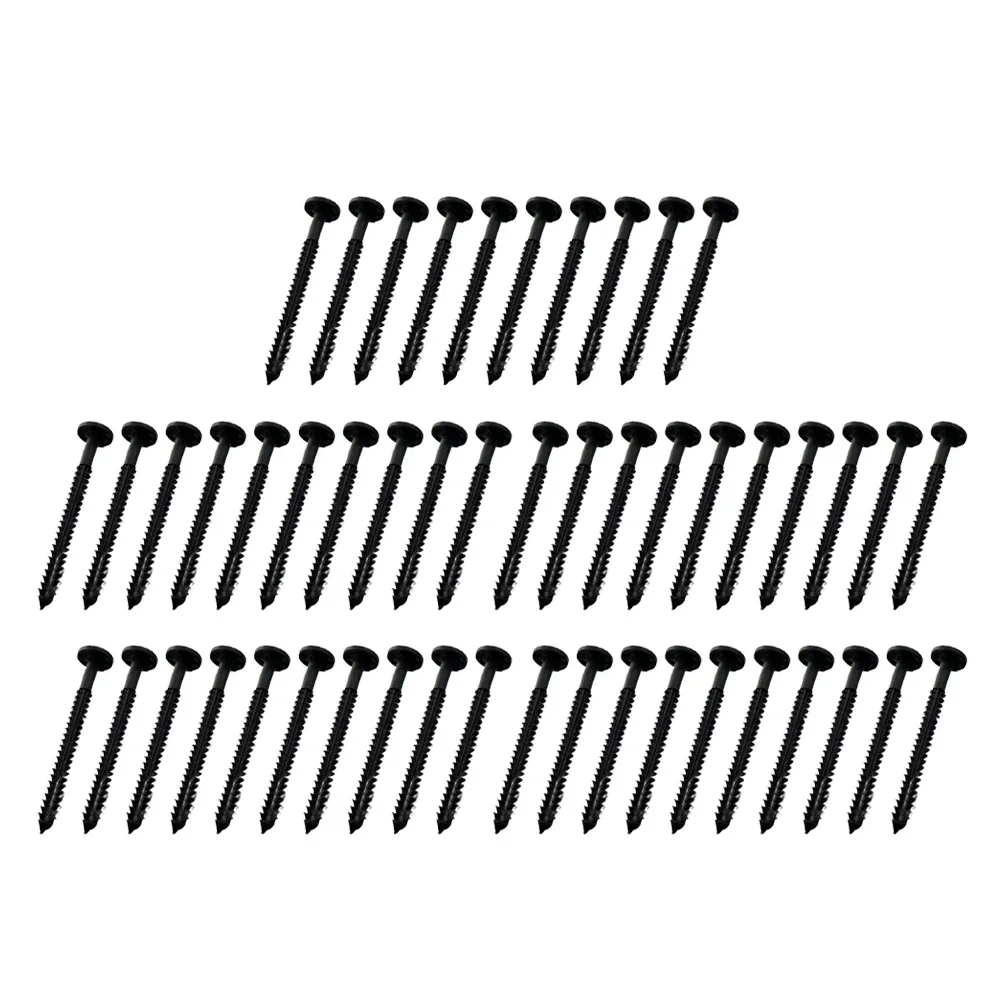 3 Inch Vinyl Shutter Fastener Window Panel Peg Lok Pin Pegs Screws Shutter Spikes Anchor 36/50/60Pcs Louver Fasteners