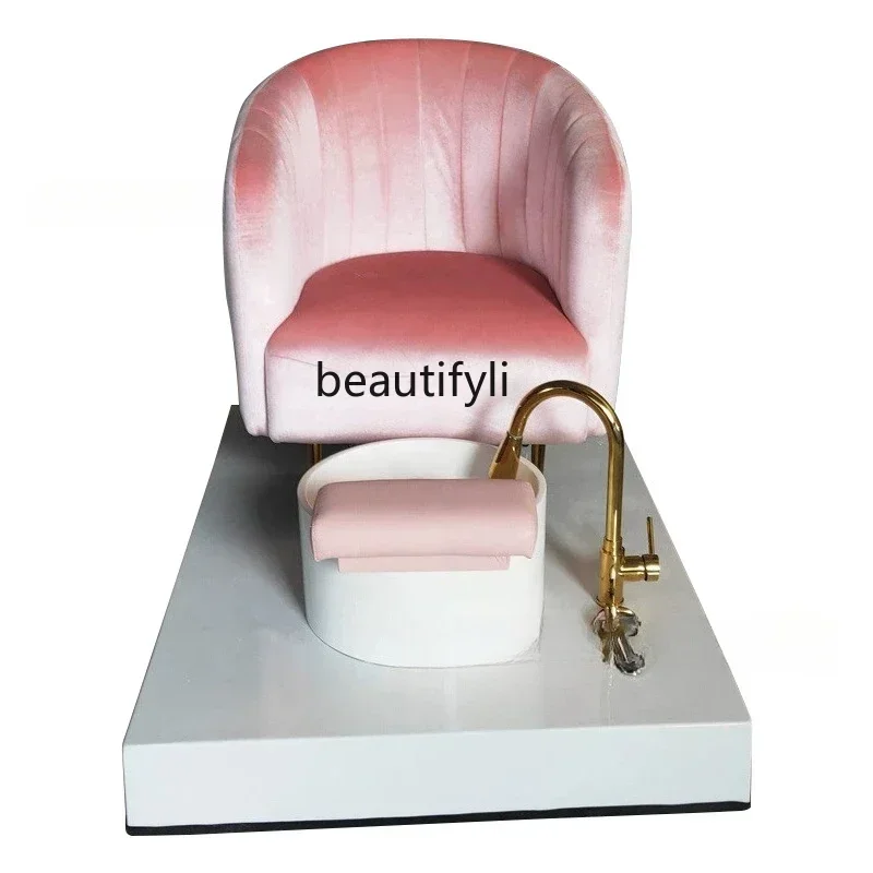 

xxxNail Beauty Sofa Multifunctional Foot Beauty Pedicure Chair Beauty Salon Massage Pedicure Foot Bath Couch