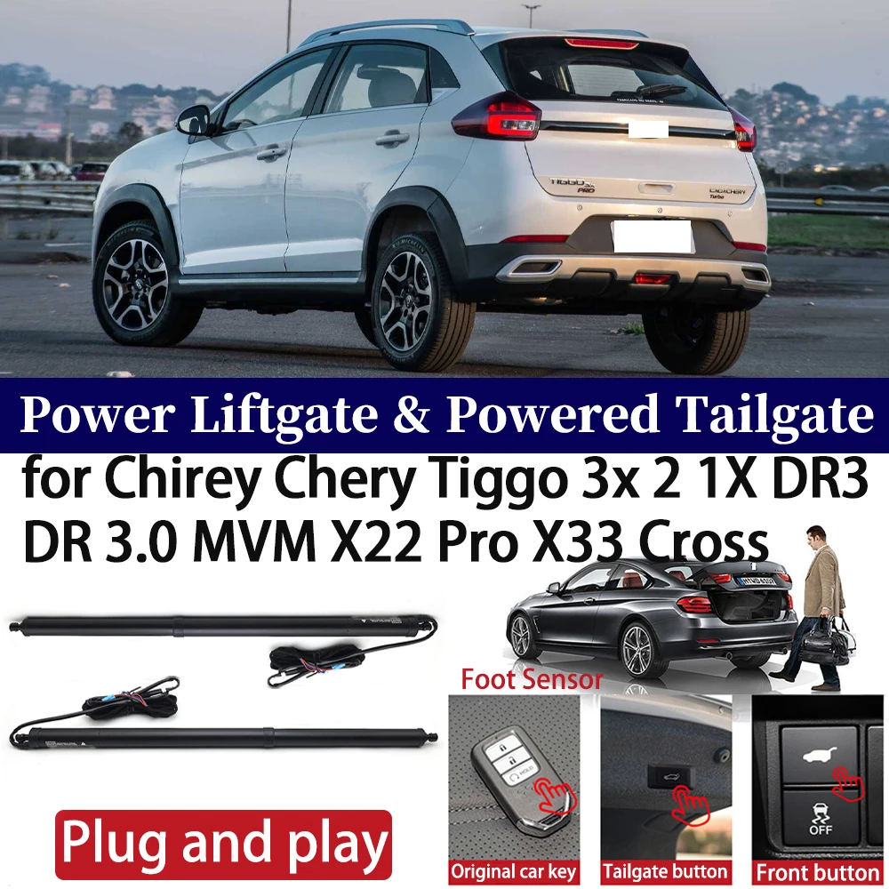 for Chirey Chery Tiggo 3x 2 1X DR3 DR 3.0 MVM X22 Pro X33 Cross Car Power Liftgate Automatic One-Click Powered Tailgate Strut