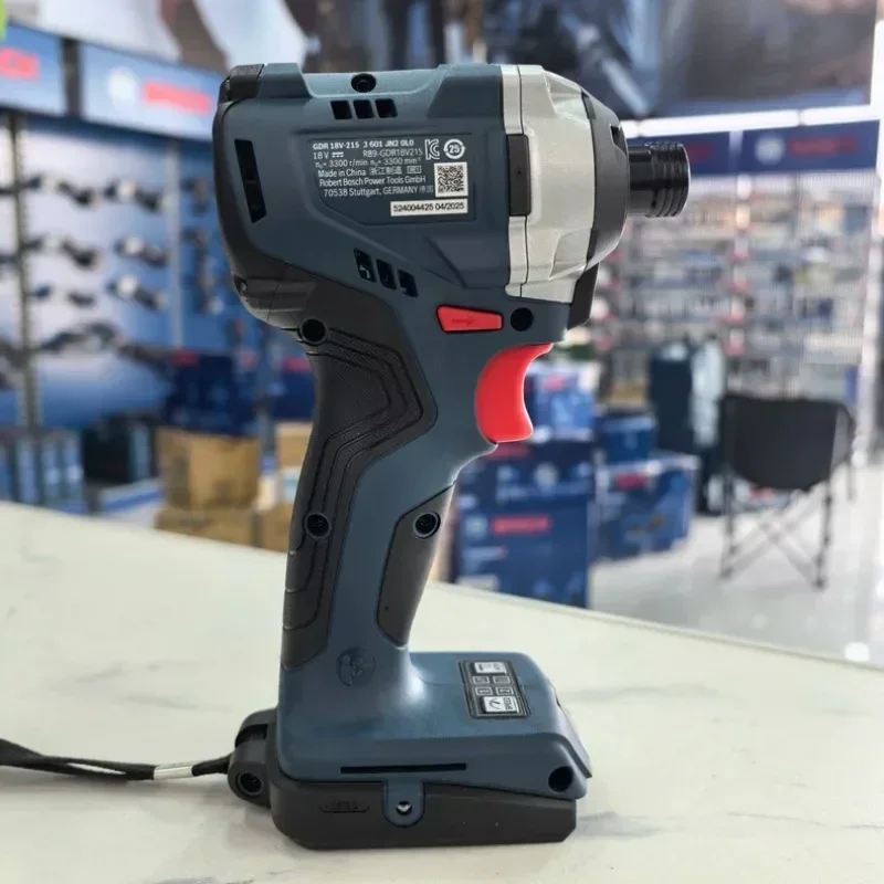 BOSCH GDR 18V-215 Cordless Impact Driver 18V Professional Brushless Impact Drill 1/4