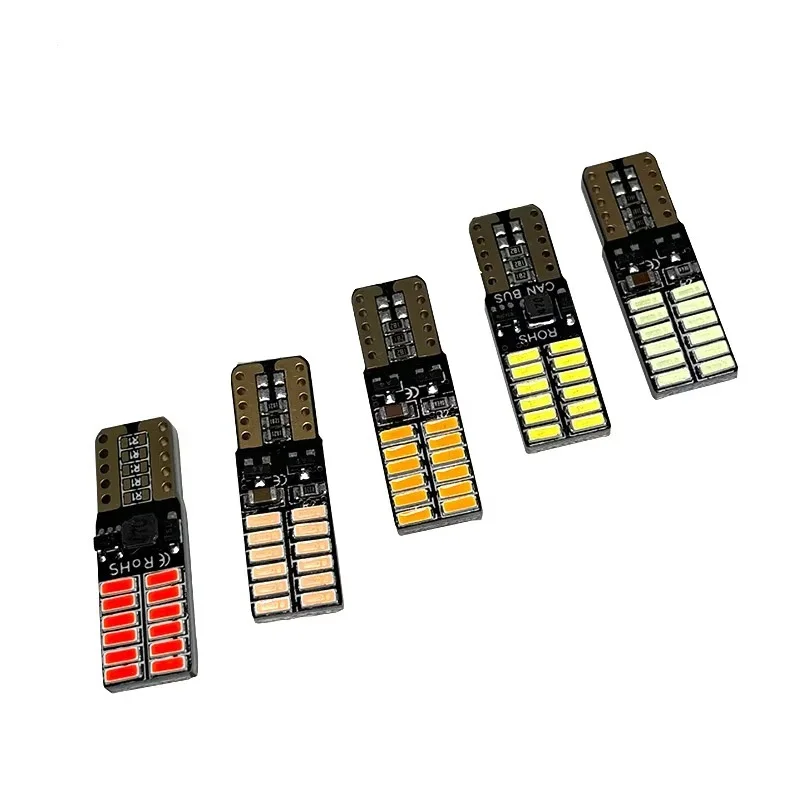 TCYATO The new car model T10 4014 has 24 lights, width indicator lights and constant current led reading lights