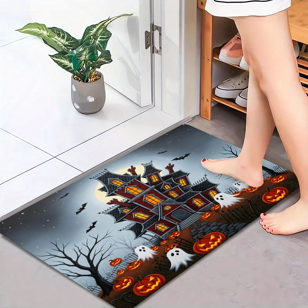 

Halloween House Decor Carpet for Living Room Baby's Room Floormat Bedroom Bedside Footmat8.19