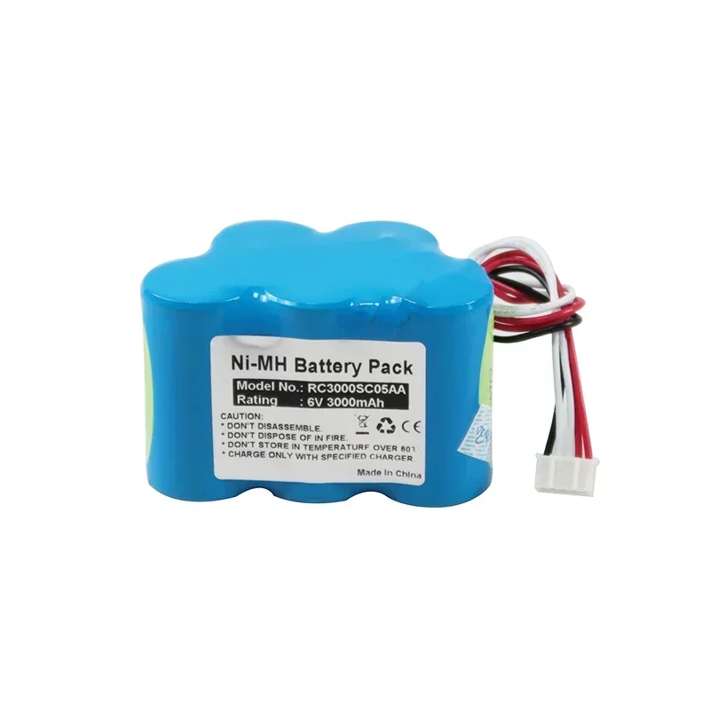 

High Quality 6V 3000mAh NI-MH Rechargeable RC3000SC05AA MCM440 PT MCM550 ST Optima VS Medical Battery For Pump