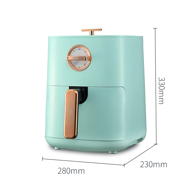 

2022 Hot New Arrival Food Grade Professional Household Easy To Operate 4L Oil Free Air Fryer Electric Deep Air Fryer