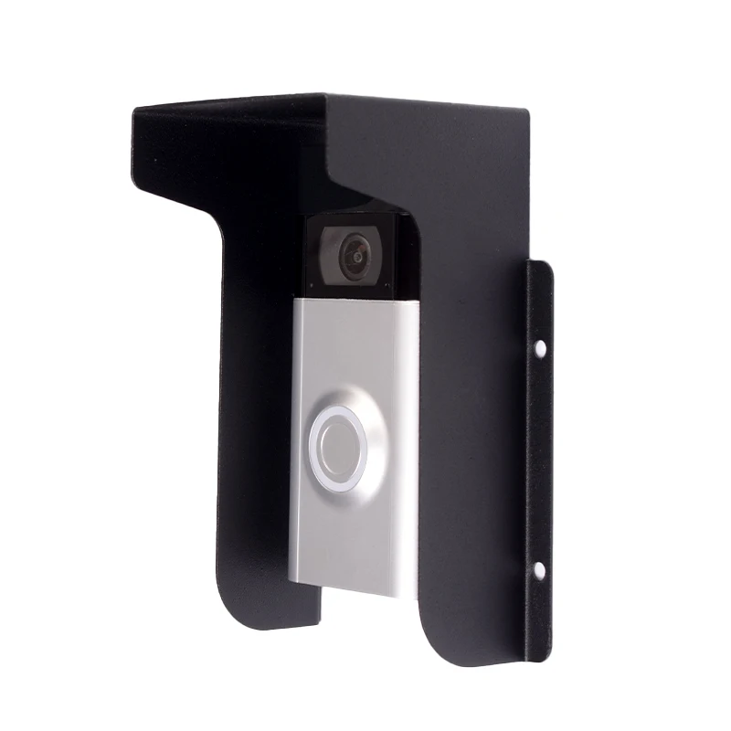 Doorbell Rain Cover Ring Doorbell Anti-Glare Cover, Steel Doorbell Weather-Blocking Cover Glare Sun Shade Protection