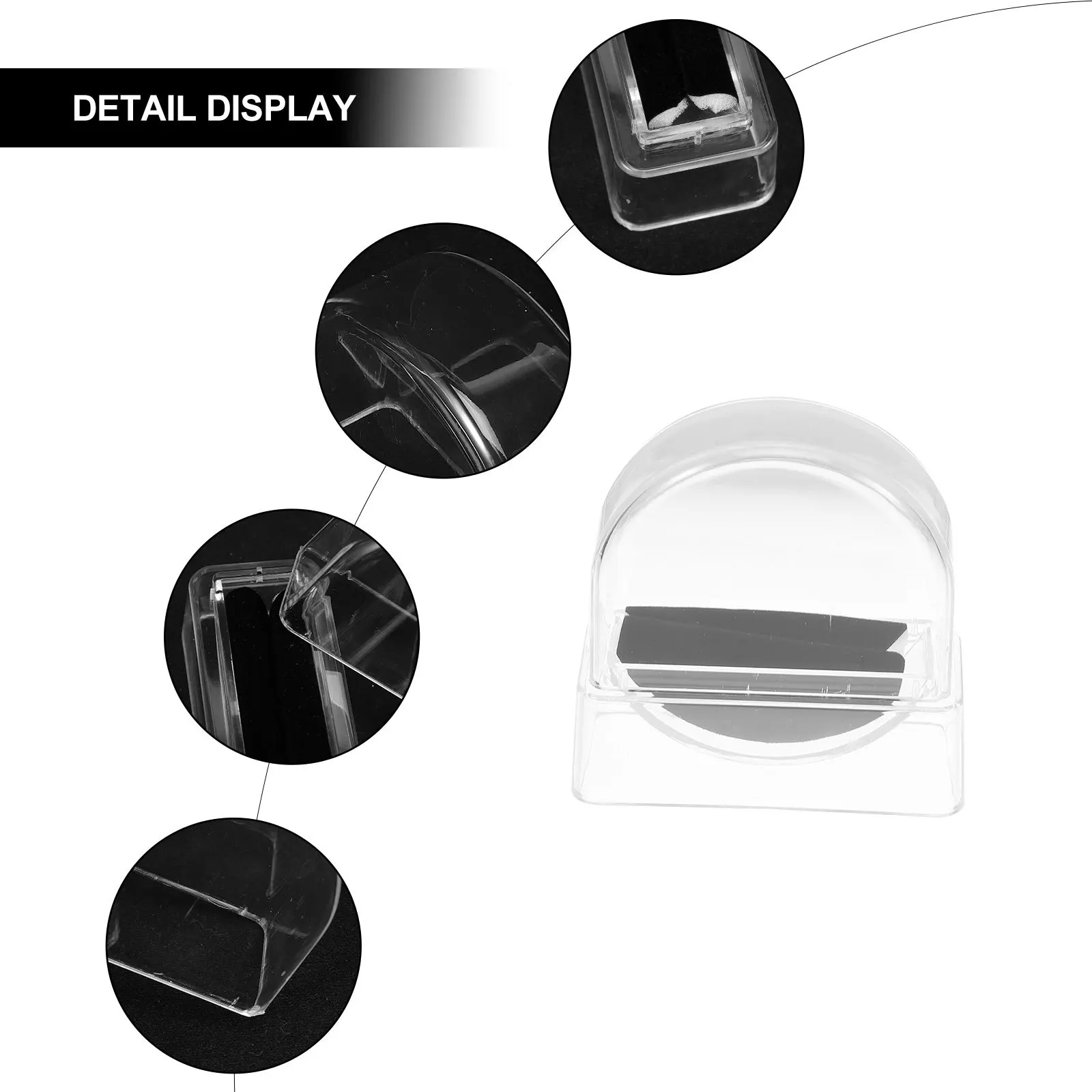 

Jewelry Bracelet Display Holder Acrylic Clear Bangle Bracelet Display Stand Durable Practical Jewelry Organizer