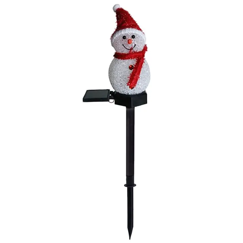 

Солнечные светильники ABGE для рождественского декора: уличные светильники-колышки для коридора, на солнечной энергии