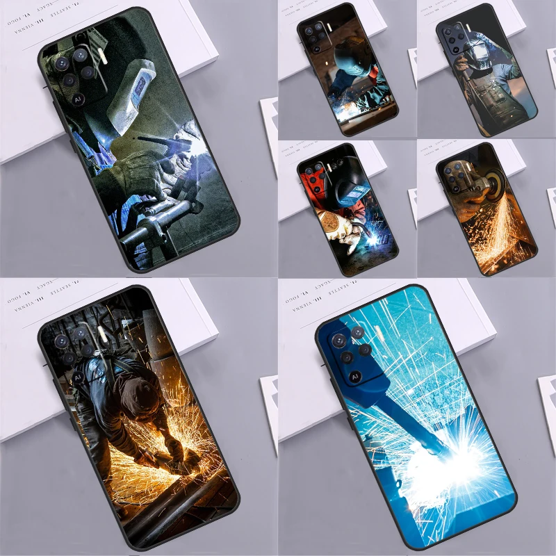 لحام لحام الساخن المعادن عامل جراب هاتف ل ممن لهم A80 A60 A40 A94 A54 A98 A78 A18 A38 A58 A16 A76 A96 A17 A77 A74 A57S A15 #1