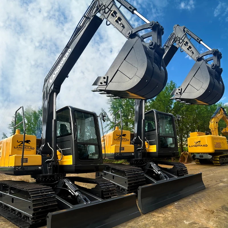 Occident Construction Site Use Large Excavation Tool 8 Ton Heavy Excavator High Power Hydraulic Crawler Digger Euro 5 Customized