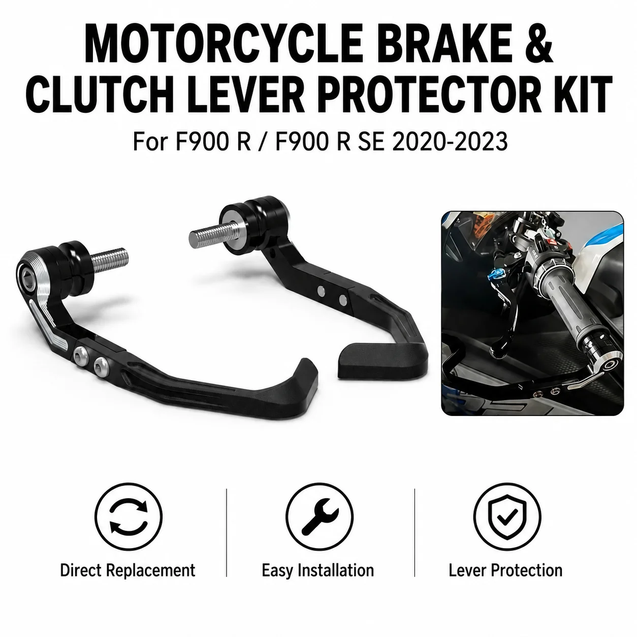 For BMW F900R F900R SE 2020 2021 2022 2023 Motorcycle Brake And Clutch Lever Protector Kit Hand protection