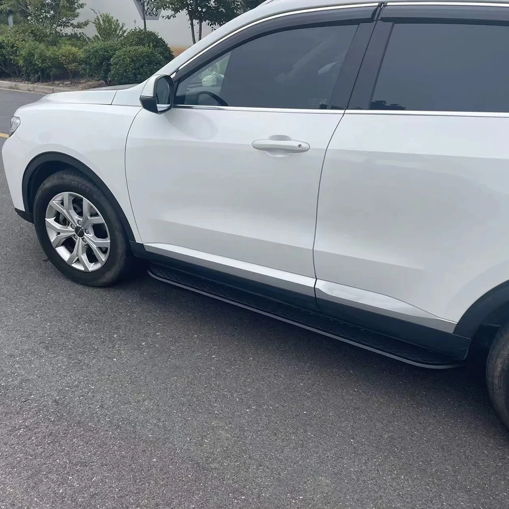 2 قطعة مناسبة لسيارة Ford Escape 2020-2025 لوحة تشغيل جانبية من الألومنيوم ملحقات السيارة (مع أقواس)