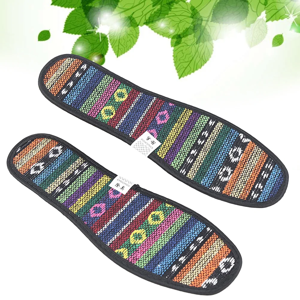 3 Pairs Shoe Pads Deodorant Insoles Inserts Bamboo Charcoal Cushions Foot Care Sports