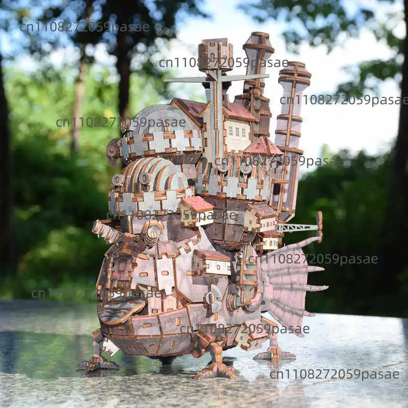 

Wooden assembly model stacking animation ornament 3D three-dimensional puzzle