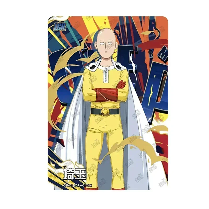 

KAYOU ONE PUNCH-MAN Series 1 BP/LGR/UR/BR/PR/SSR/SR/HR/R/N Serious Version Hero Namebook Saitama Genos Genuine Collection Card
