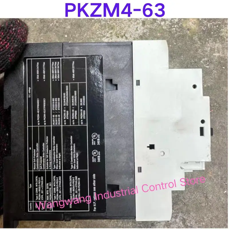 Second-hand test OK , Motor protector PKZM4-63