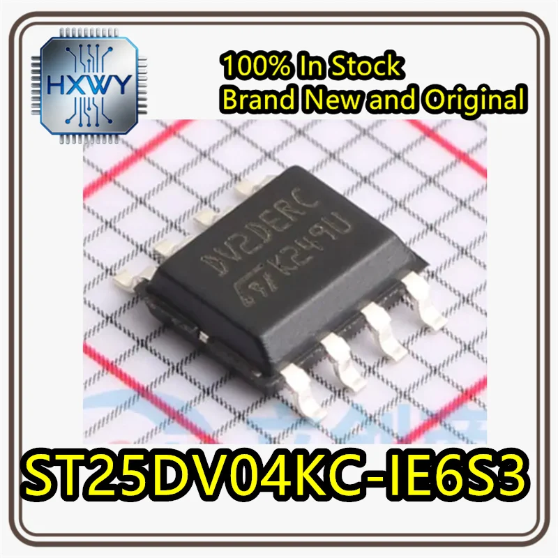 (10/50 pieces) ST25DV04KC-IE6S3 ST25DV04KC DV20ERC SON-8 4Kbit EEPROM Brand New Original In Stock Electronic Device IC