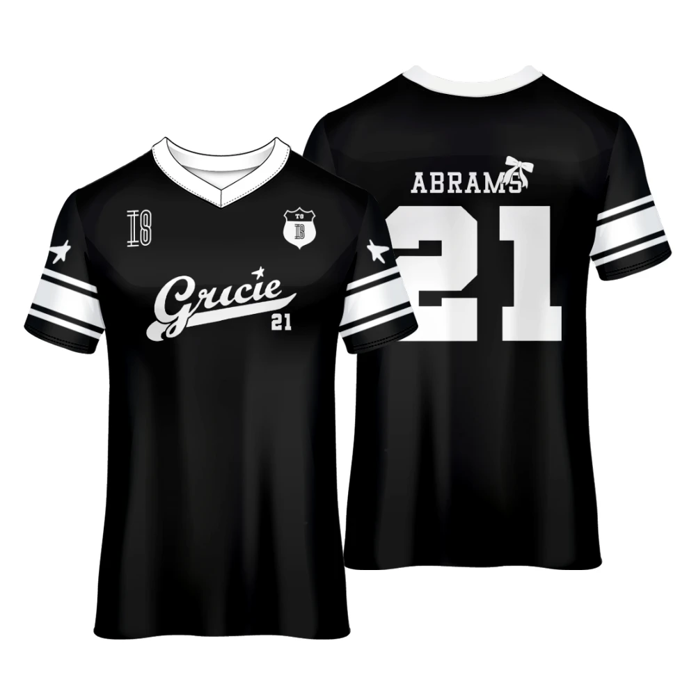 

Футбольная майка Gracie Abrams 2025 The Secret of Us Tour, футболка с коротким рукавом и v-образным вырезом, мужская/женская новинка, топ