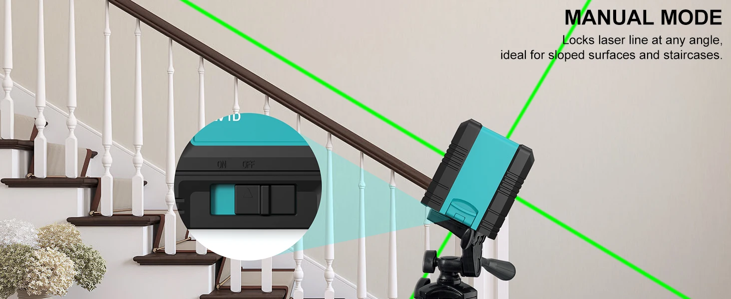 Kiprim Kreuzlinienlaser, grün, horizontal, mini, tragbar, vertikal, horizontal, 2 Linien, selbstnivellierend, hohe Sichtbarkeit der Strahlen – Detail 3