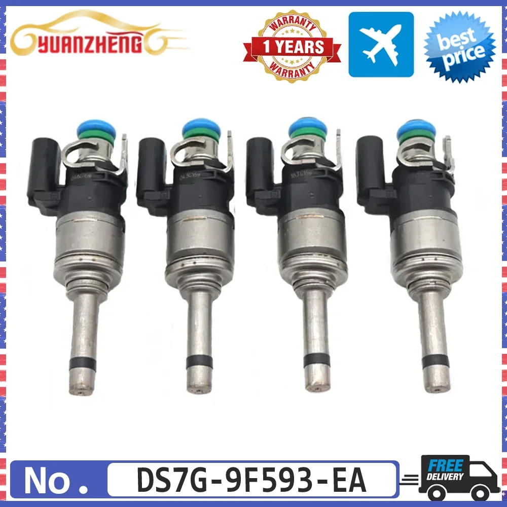DS7G-9F593-EA New 4PCS Car Fuel Injectors Fits For Ford Escape Fusion 1.5L GTDI DS7Z-9F593-DA DS7G-9F593-DB DS7G9F593DB