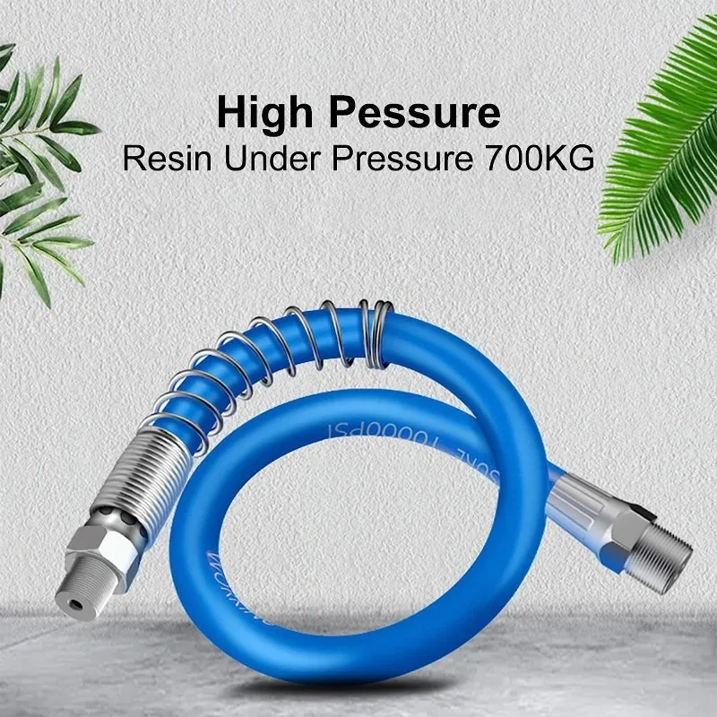 Grease Coupler Heavy-Duty Quick Release Grease Gun Coupler NPTI/8 10000 PSI Two Press Easy To Push Accessories