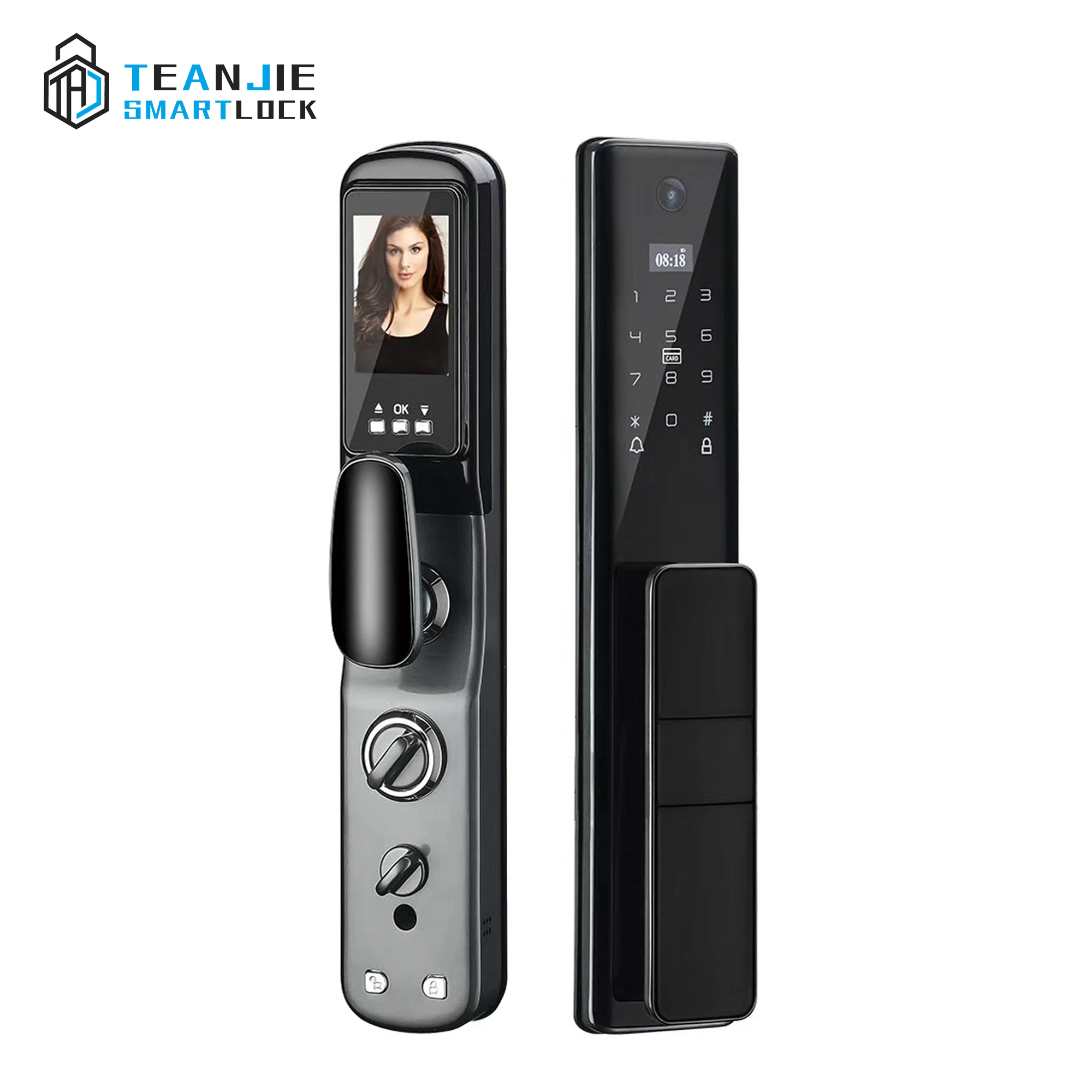 

Дверной замок с Биометрическим распознаванием отпечатков пальцев