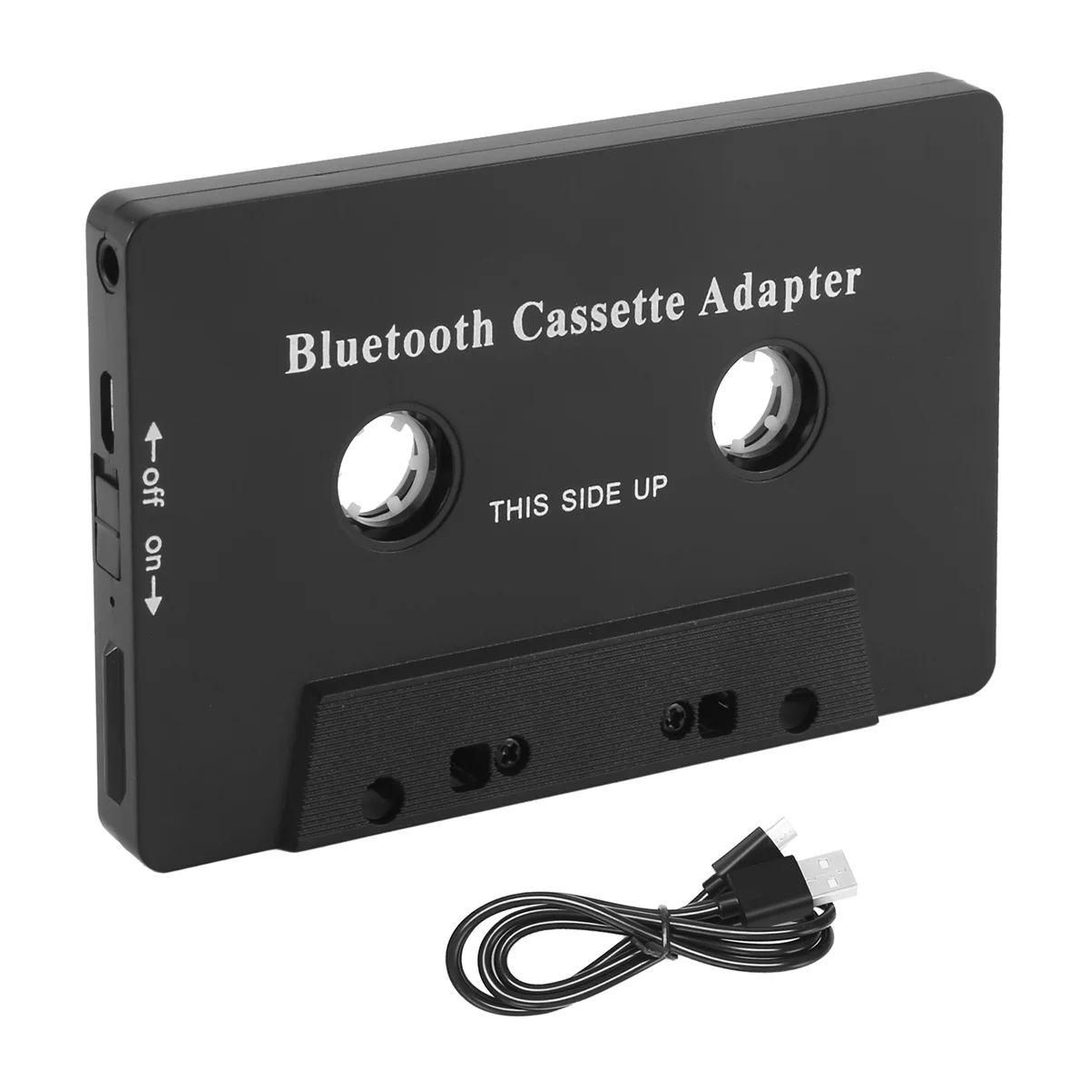 A nova cassete universal bluetooth 5.0 áudio carro fita aux adaptador estéreo com microfone para telefone mp3 aux cabo cd player