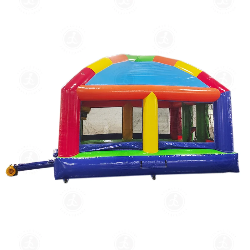 

Коммерческий открытый дом 18 футов Big Bubba Giant Rainbow Bounce House с воздуходувкой от POGO