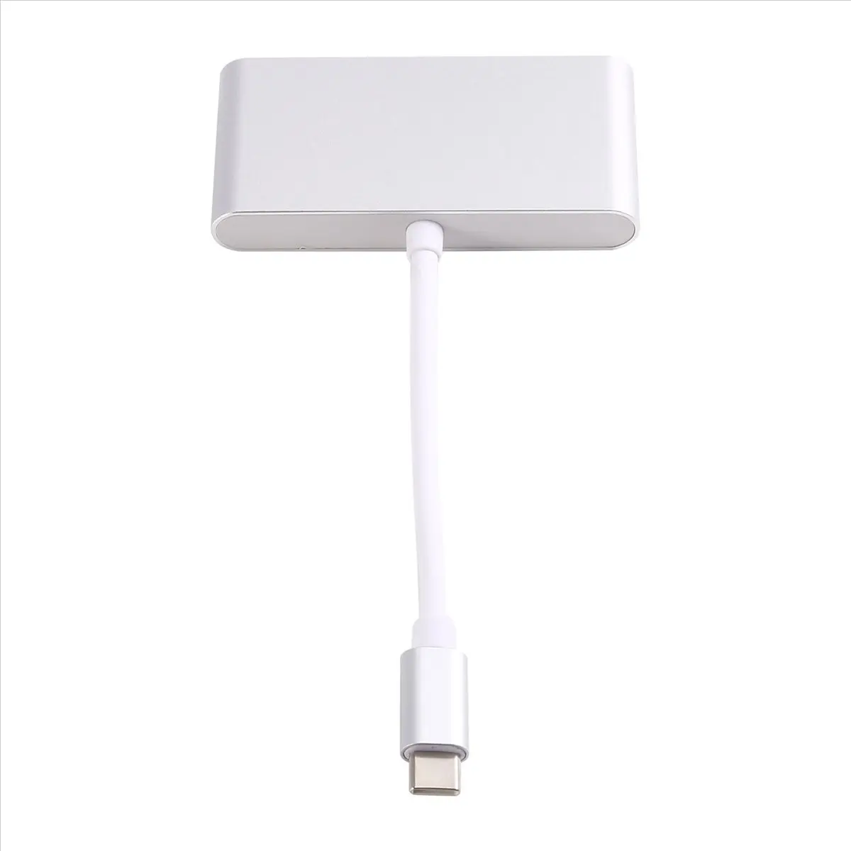 Nices 4-in-1 USB C Hub Power USB 3.0 for MacBook Surface Chrome Steam Deck Stable USB 3.0 USB HUB Adapter