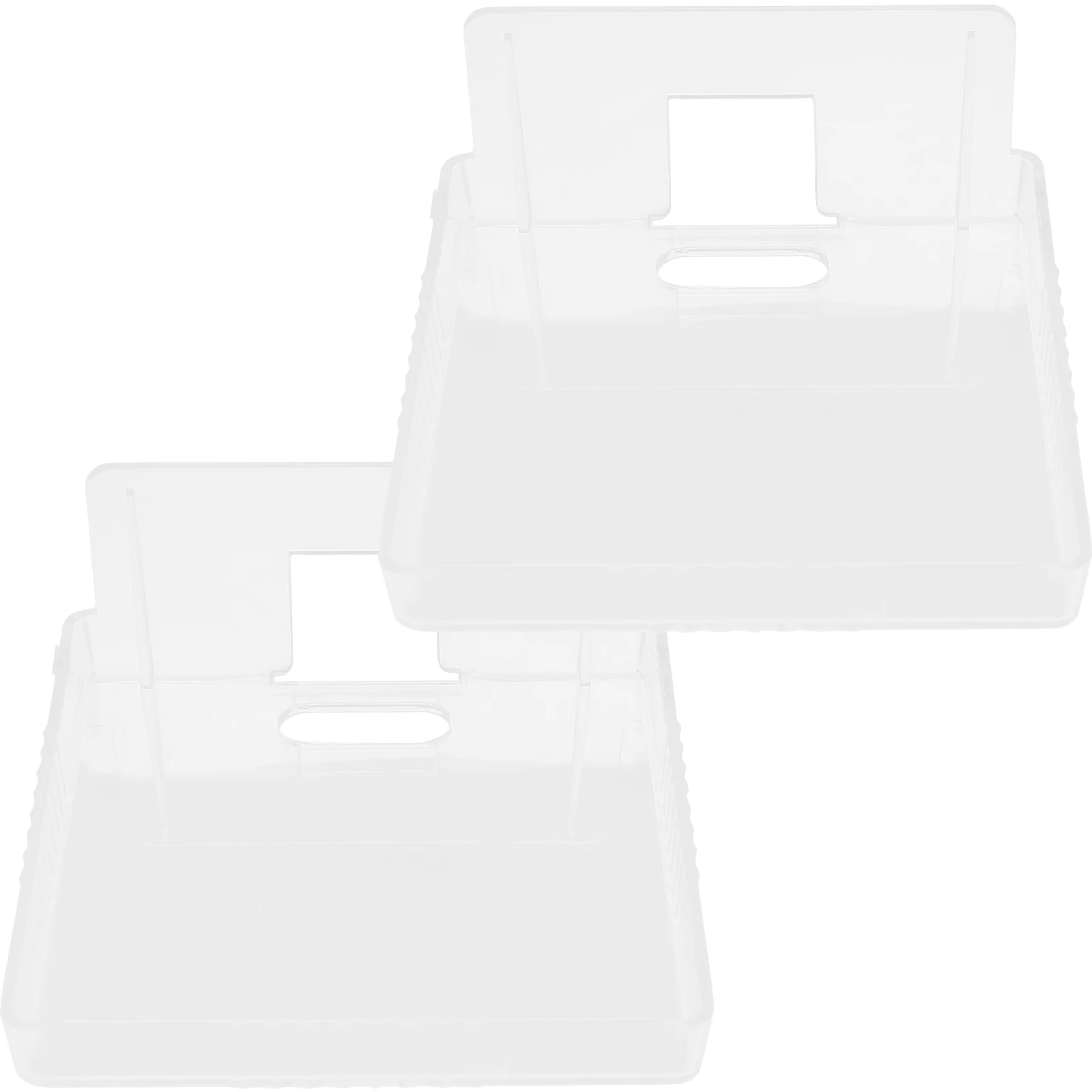 

2pcs Wall-mounted Camera Stand Transparent Small No-drill Bracket for Baby Monitor Speaker Shelf Mount Accessories