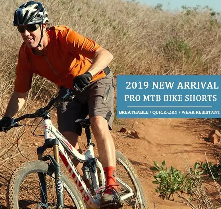 X-TIGER Mountainbike-Shorts Herren Sommer MTB Fahrradshorts Outdoor-Klettershorts Multitaschen-Mountainbike-Arbeitsshorts – Detail 2