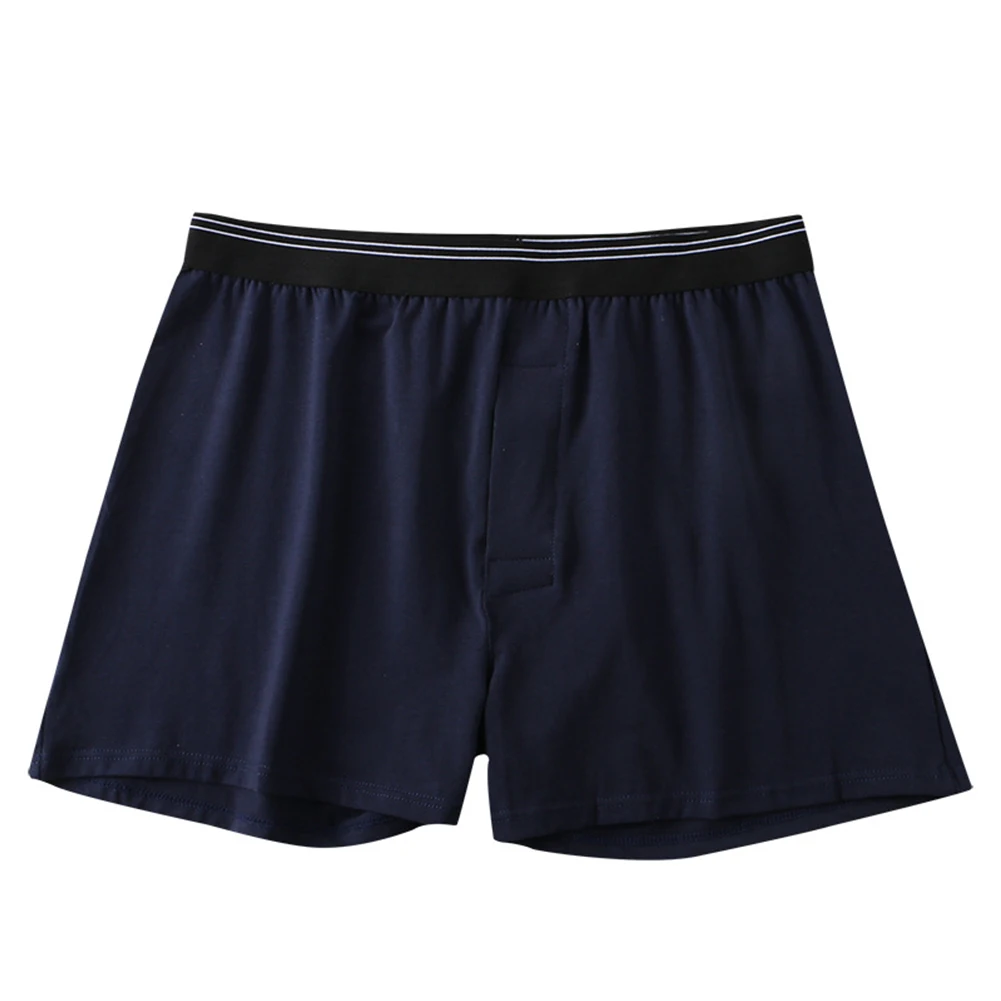 Shorts de boxer solto masculino, bolsa voadora aberta, cuecas esportivas, calcinha confortável, calção casual macia de algodão, cuecas cuecas