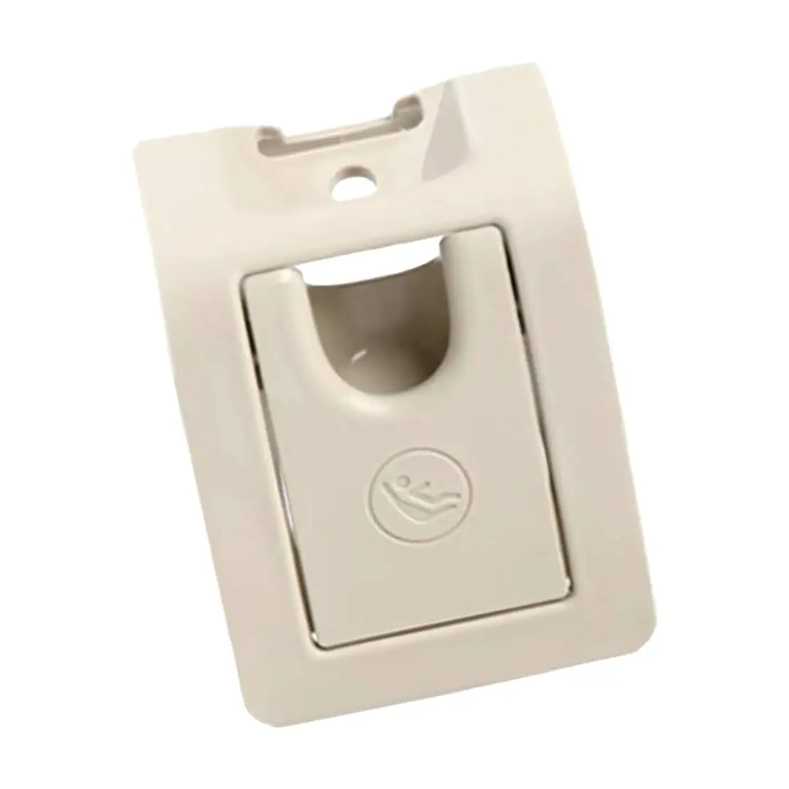 

73731-06010 Car Rear Child Seat Hook Anchor ISOFix Cover Cap Assembly Fit for Toyota Camry Avalon Beige ABS