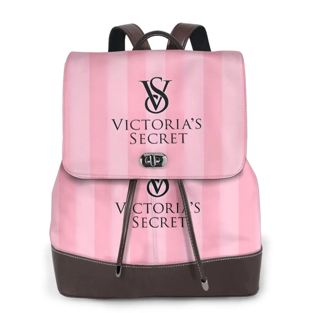 

Water-Resistant Leather Backpack for Women Like-victoria-pink-secret Chic and Practical Bag for School, Office, or Weekend Trips