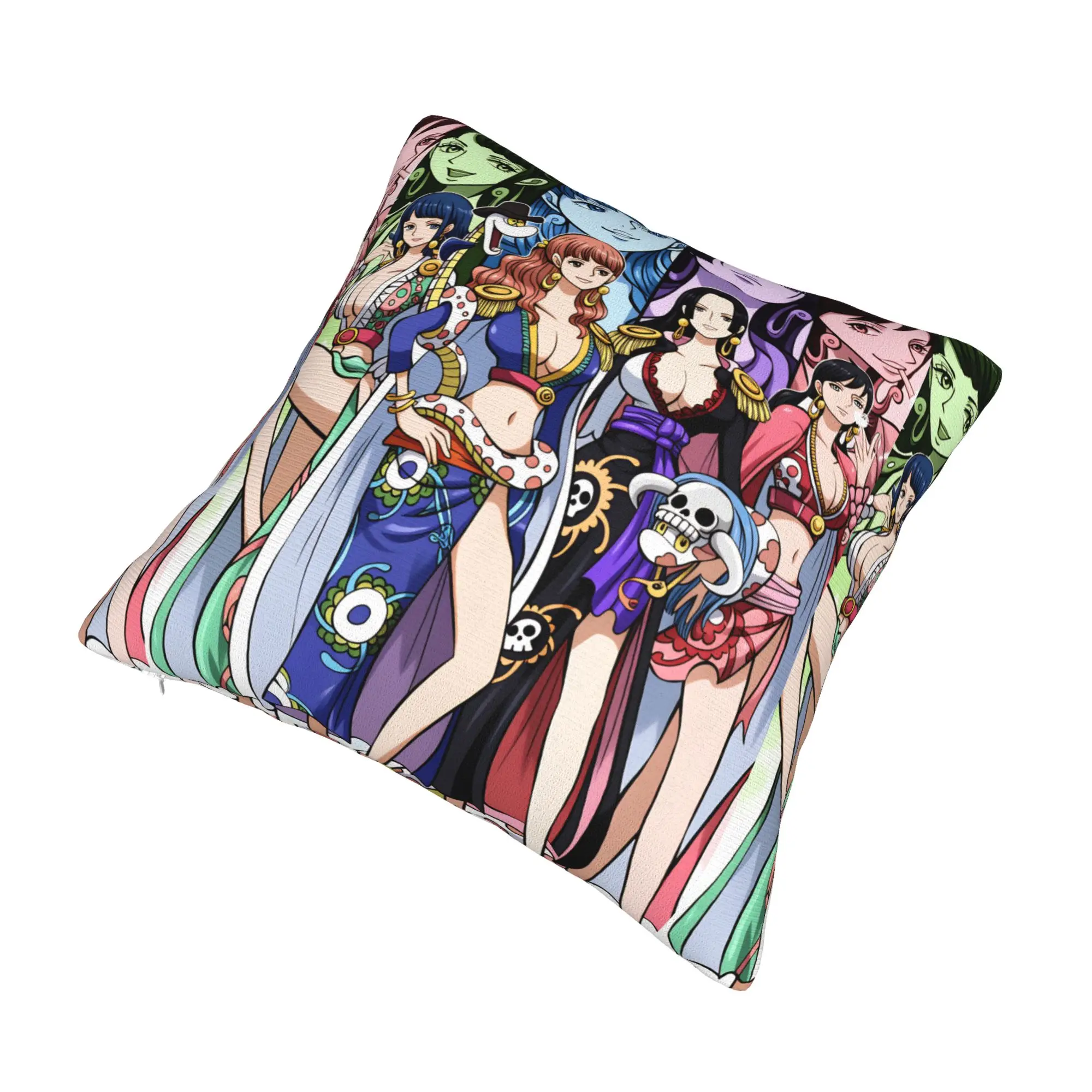 One Piece  Nami Boa Hancock Kikyo Boa Marigold  Modern Pillow Cover Bedroom Decoration Boa Sandersonia  Sofa Cushion