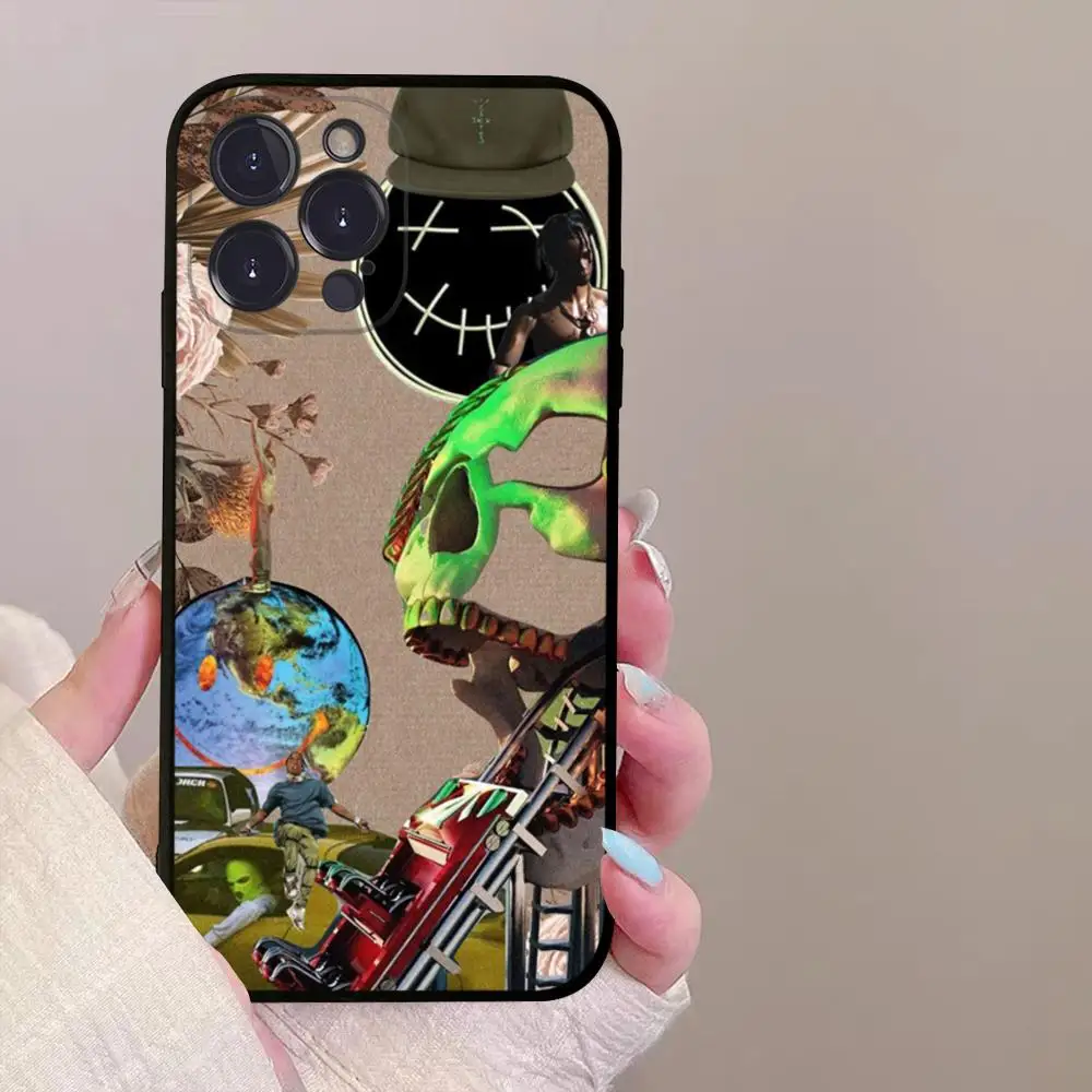 ASTROWORLD UTOPIA Travis Scott Cactus jack Phone Case for iPhone 15 8 7 6 6S Plus X SE 2020 XR XS 14 11 12 13 Mini Pro Max