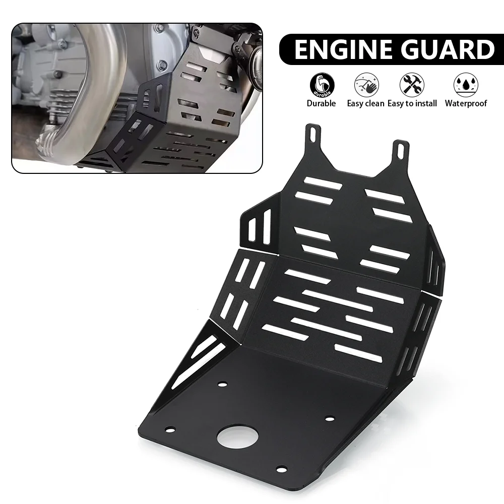 Motorcycle Chassis Expedition Skid Plate  For Moto Guzzi V100 V 100 S Mandello 2022 - 2024 Engine Chassis Cover Guard Protection