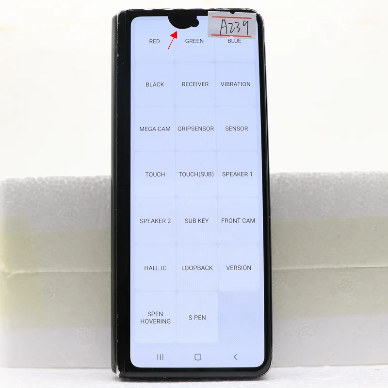 Для Samsung Galaxy Z Fold3 5G SUPER AMOLED экран F9260 F926B F926U SM-F926 Fold 3, ЖК-дисплей с цифровым преобразователем сенсорного экрана в сборе