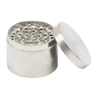 2024 4-layer Aluminum Herbal Herb Tobacco Grinder Smoke Grinders Smoking Pipe Accessories Black Smoke Cutter Dropshipping