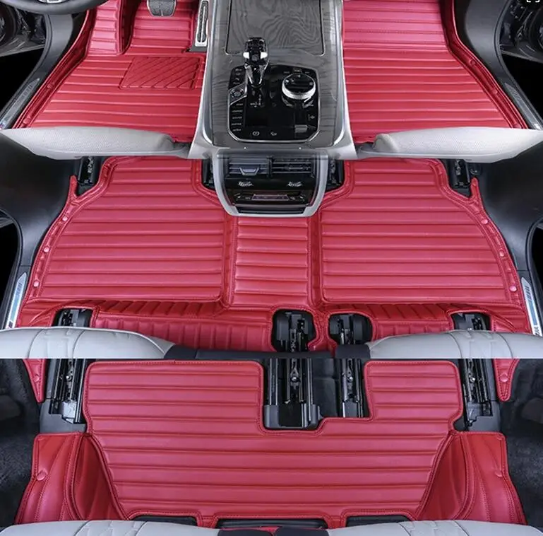 

Специальные автомобильные коврики на заказ для Toyota Land Cruiser 300 2026-2022, 7 мест, высококачественные водонепроницаемые ковры для LC300 2026