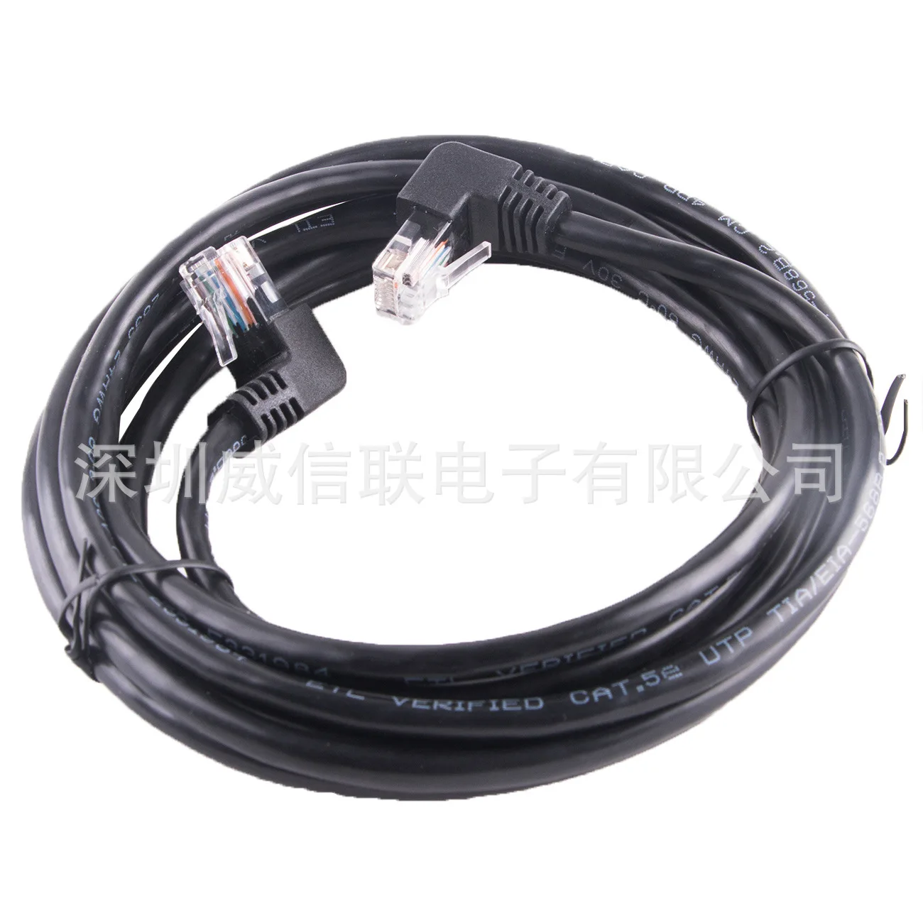 3 m CAT 5E RJ45 8-core network Twisted pair Super Category 5 oxygen-free copper corner cable