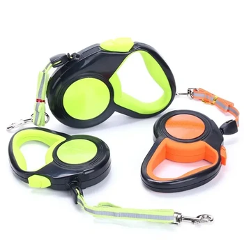 New Adjustable Durable 3/5/8m Retractable Dog Leash Roulette Collar for Small Big Dogs - Walking, Hiking, Bulldog Accessories 1