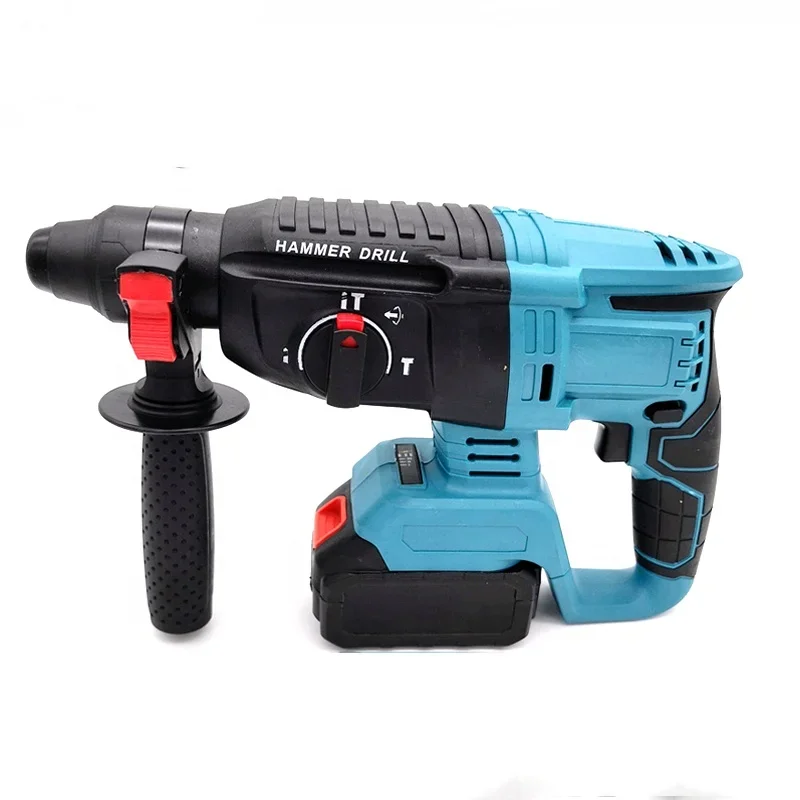 for OEM 18V 26MM Cordless Lithium Battery Electric Drilling Machine Brushless Rotary Hammer For Wood And Concrete