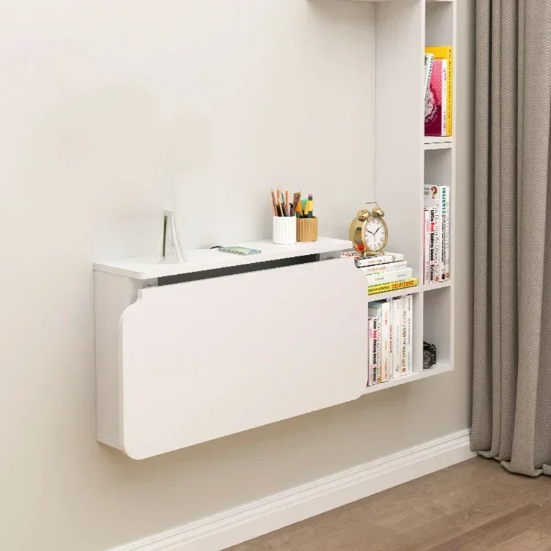 Space Saving Folding Wall Computer Table Small Multifunctional Student Computer Table Side Escritorios De Ordenador Furniture