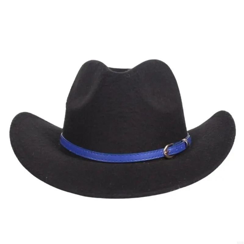 

Decorative Hat Belts Solid Color PU Belt for Western and Fedoras Hats Replacement Y08E