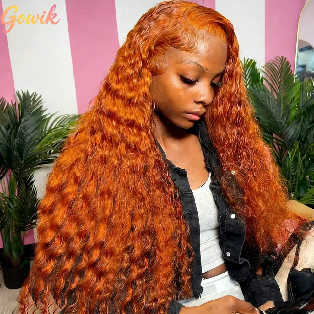 

13x6 Ginger Body Wave Hd Lace Human Hair Wig 250 Density 13x6 Hd Lace Frontal Wig Colored Brazilian Pre Plucked Hair For Women
