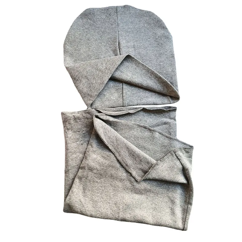 2PCS Baby Beanie Hat Scarf Autumn Winter Solid Color Warm Toddler Hat Scarf for Girls and Boys Infant Hats Set Kids Skull Caps — zdjęcie 7