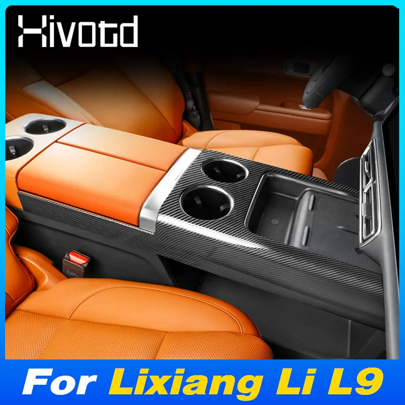 

For Lixiang Li L9 L8 L7 L6 Car Center Console Panel Decoration Cover Trim Interior Protective Organizer Styling Accessories 2024